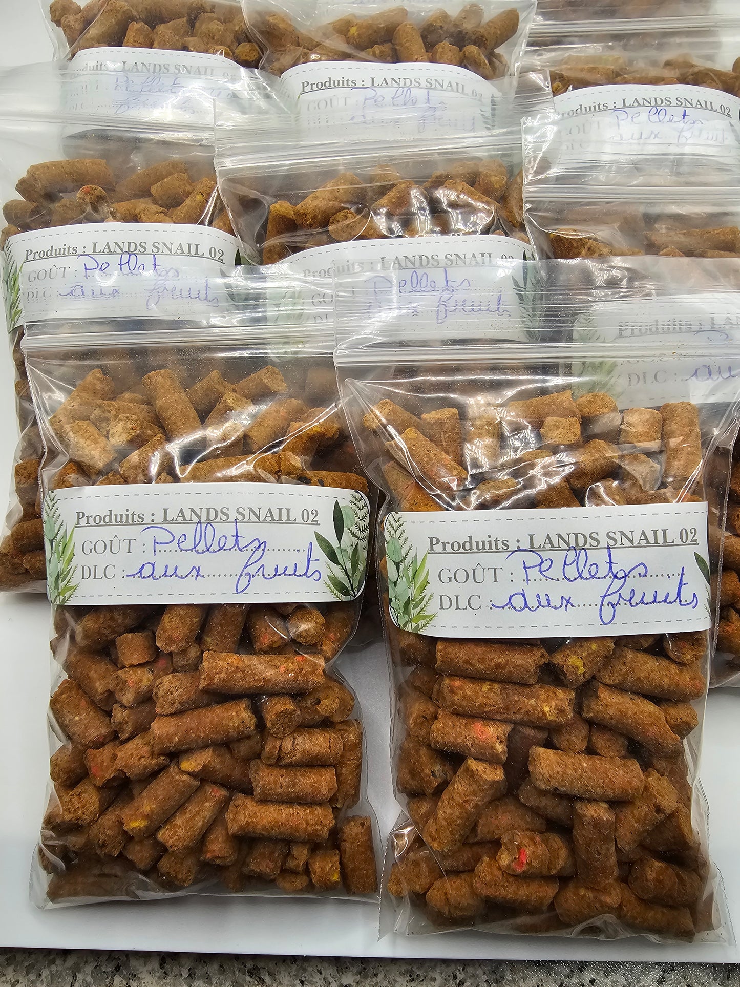 Pellet aux fruits.