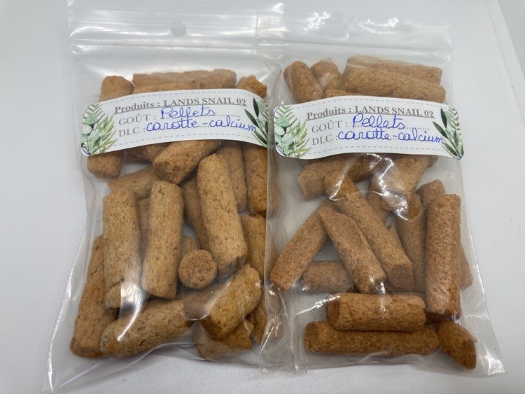 Pellet Carotte et calcium 50gr