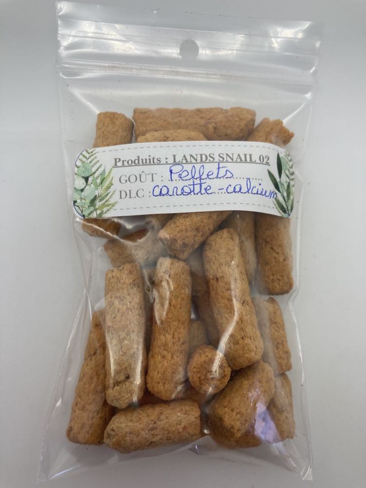 Pellet Carotte et calcium 50gr