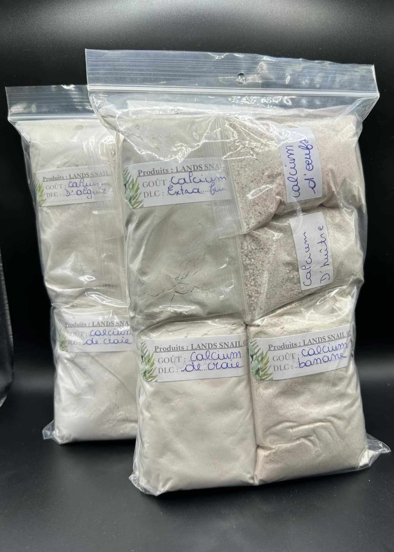 Pack de 9 calciums.
