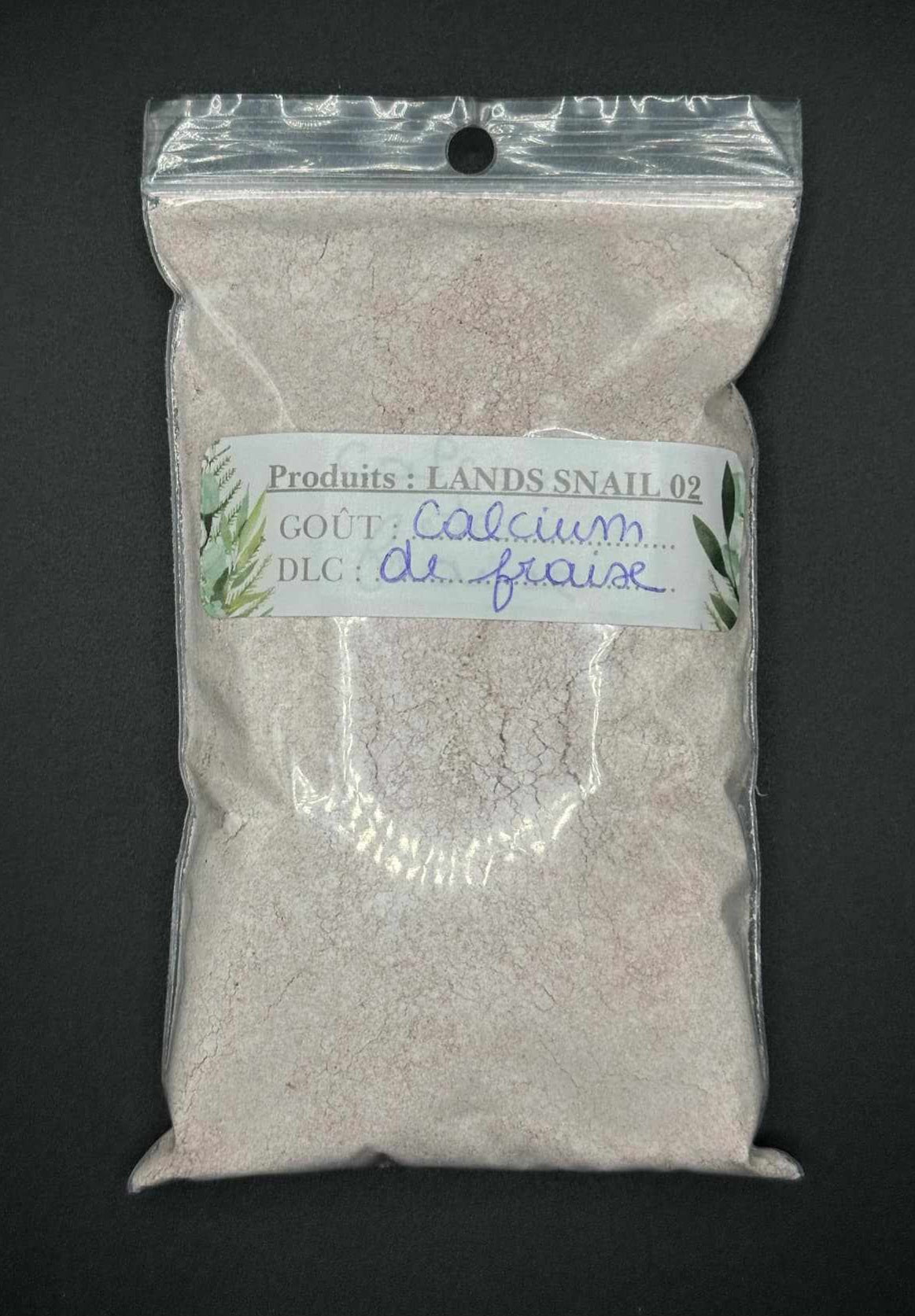 Calcium aromatisé, fraise, banane, spiruline