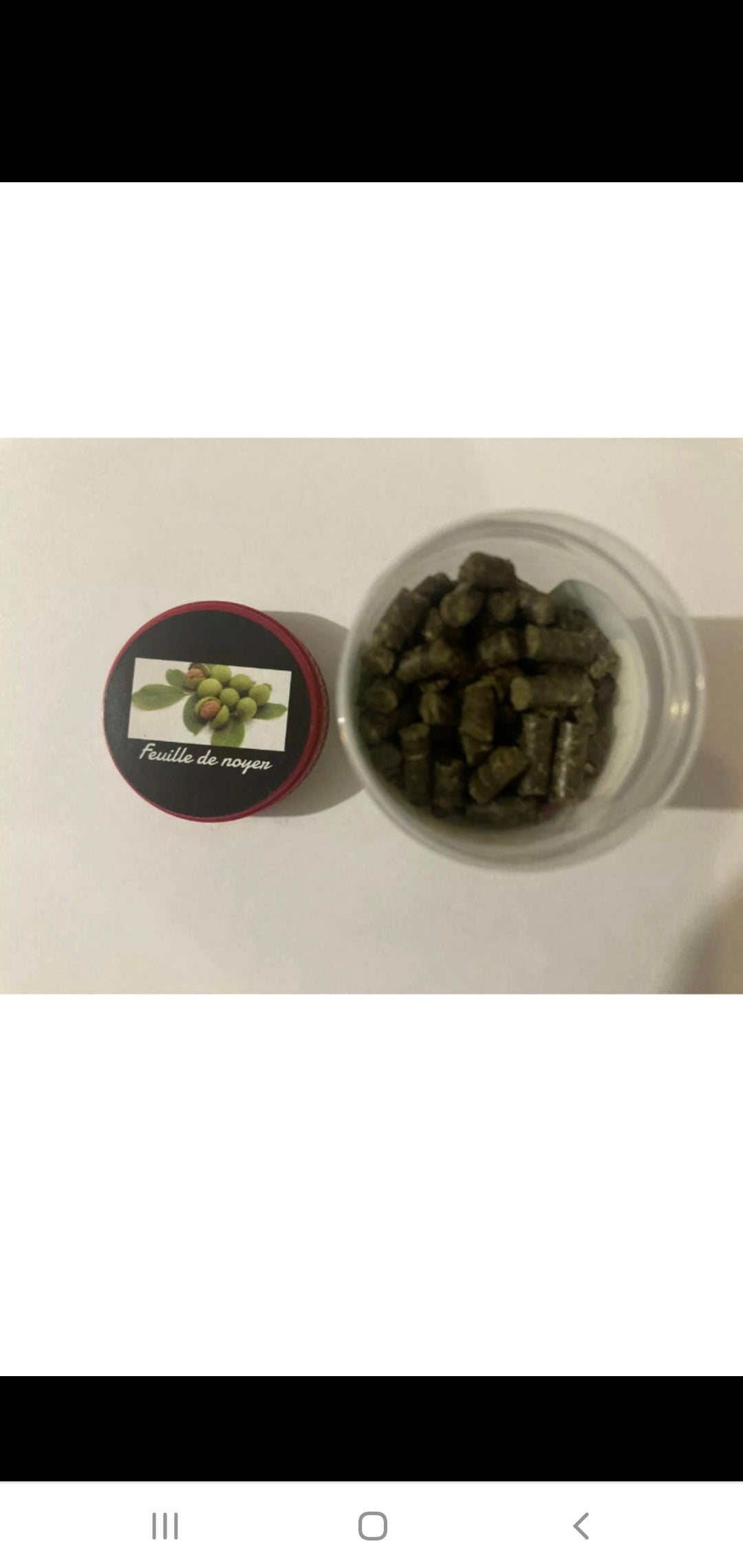 Pellets Feuilles De Noyer crevettes et escargot d'eau douce 25 gr shrimp