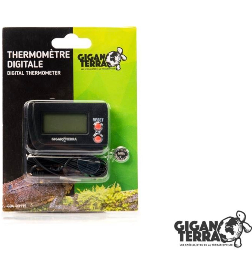Thermomètre digitale.