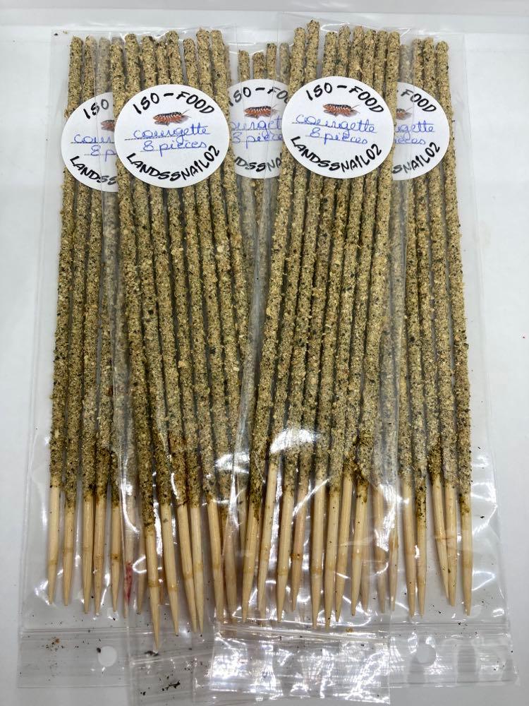 Bâtonnets iso-food à la courgette 8 pc