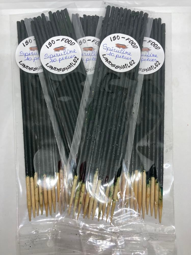 Bâtonnets iso-food à la spiruline 10 pc