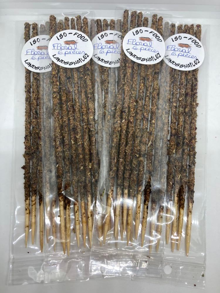 Bâtonnets iso-food floral 6 pc