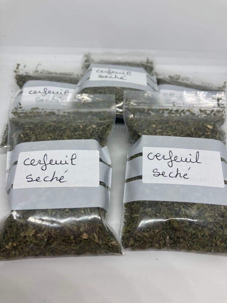 Cerfeuil séché 5gr