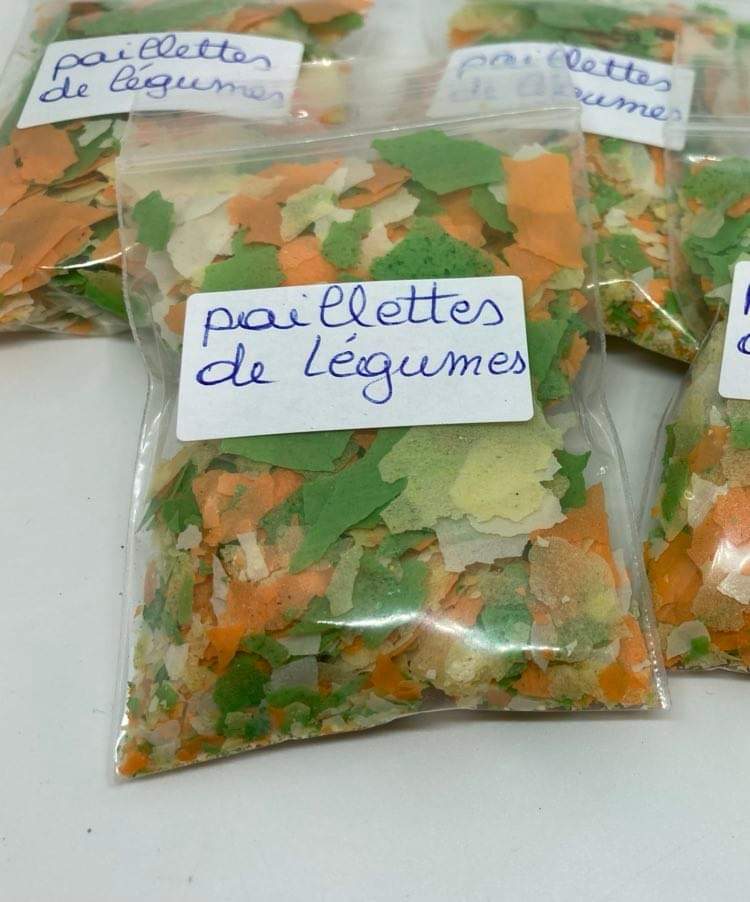 Paillettes de légumes