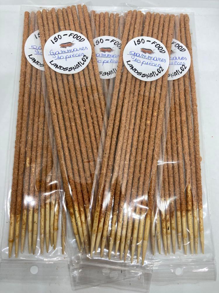 Bâtonnets iso-food aux gammares 10 pc