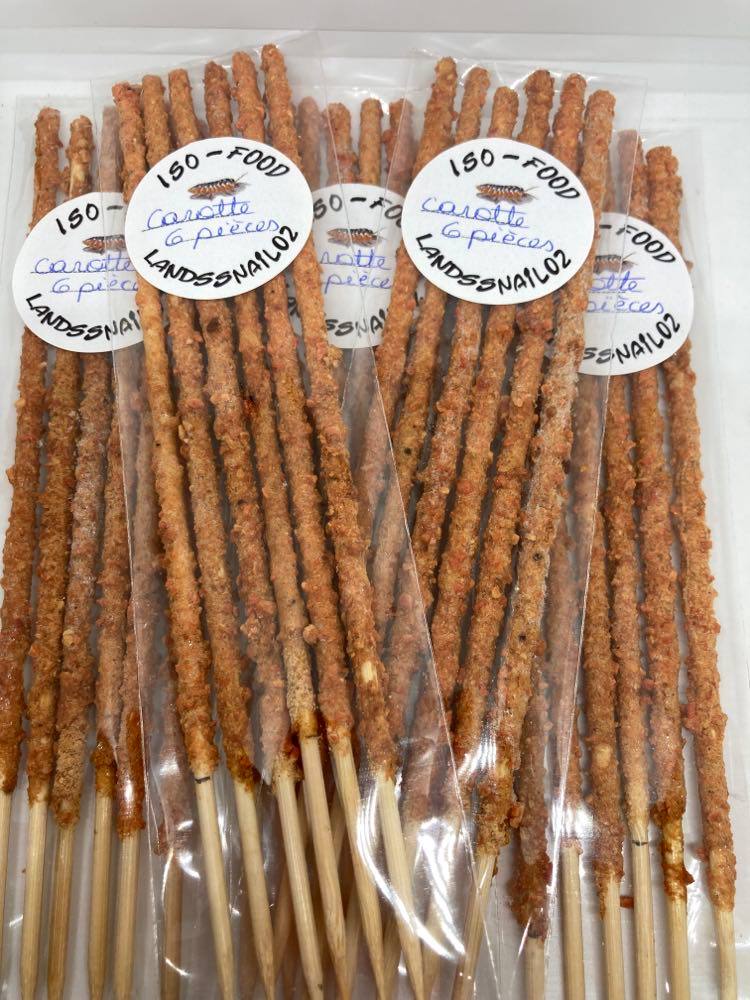 Bâtonnets iso-food à la carotte 6 pc