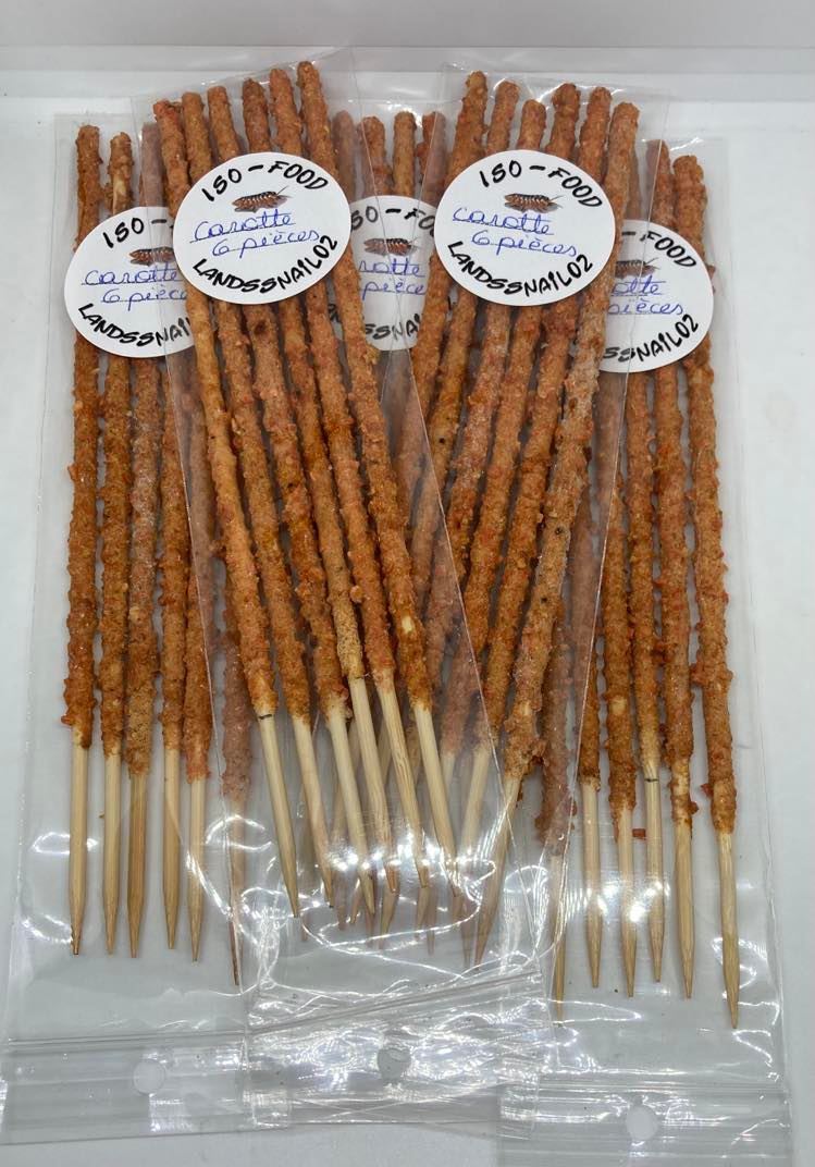 Bâtonnets iso-food à la carotte 6 pc