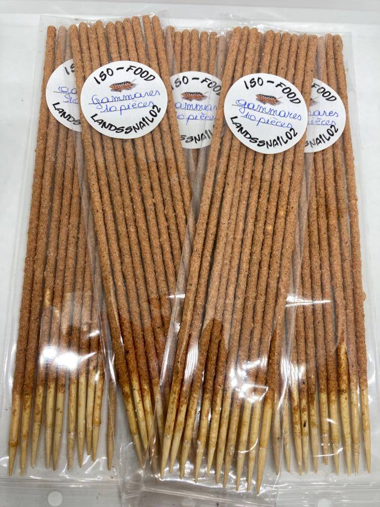 Bâtonnets iso-food aux gammares 10 pc