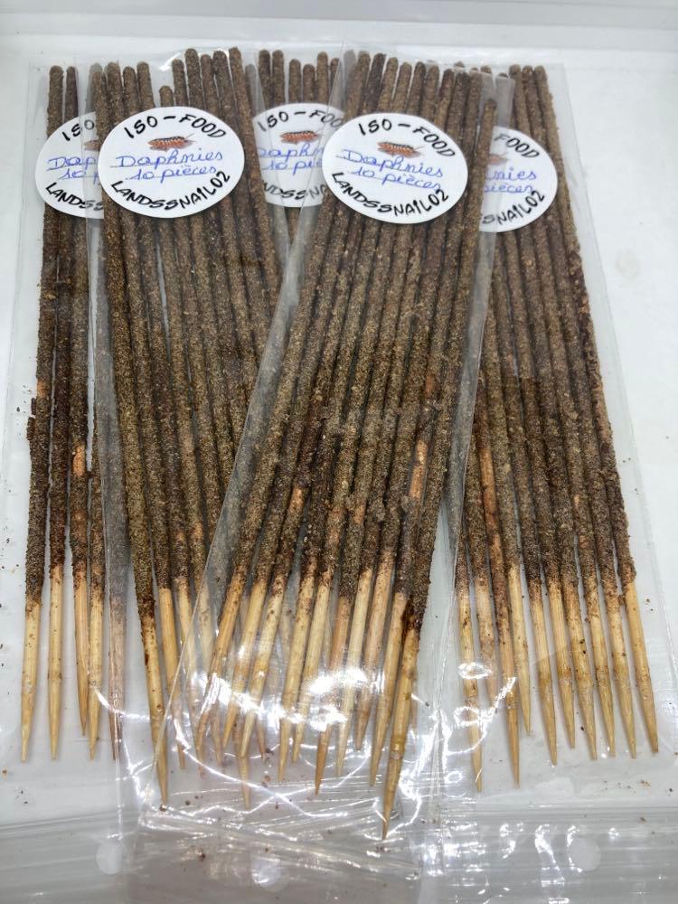 Bâtonnets iso-food aux daphnies 10 pc